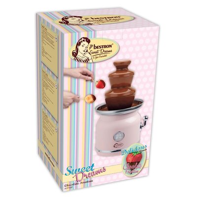 Bestron Chocolade Fontein 90W Roze