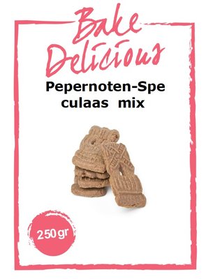 Bake Delicious Pepernoten en Speculaas Mix 250g