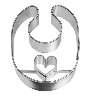 Birkmann Baby's Bib Cookie Cutter 6cm