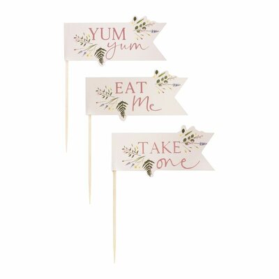 Ginger Ray Afternoon Tea Cupcake Toppers pk/12