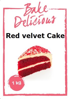 Bake Delicious Red Velvet Cake Mix 1kg