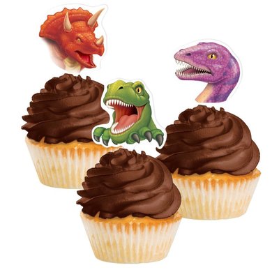 AH Dino Blast Cupcake Toppers pk/12