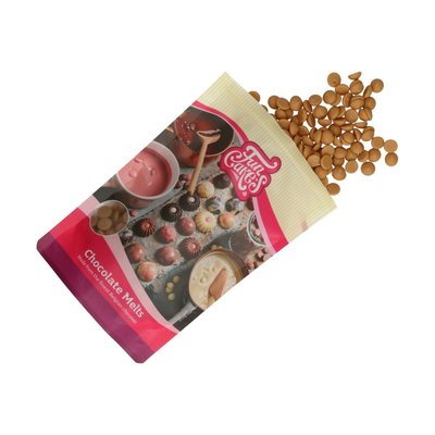 FunCakes Chocolade Melts Goud 250g (caramel)