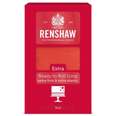 Renshaw Rolfondant Extra 1kg Red