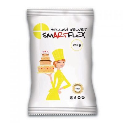 SmArtFlex Fondant Yellow Velvet Vanille 250g