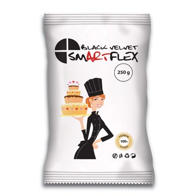 SmArtFlex Fondant Black Velvet Vanille 250g