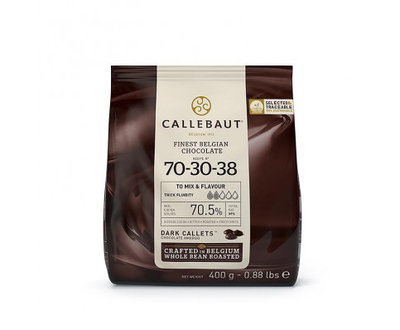 Callebaut Chocolade Callets Extra Puur (70,5%) 400g