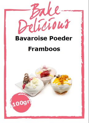 Bake Delicious Bavaroise Framboos 100g