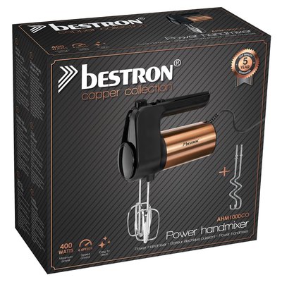 Bestron Handmixer Koper 400W