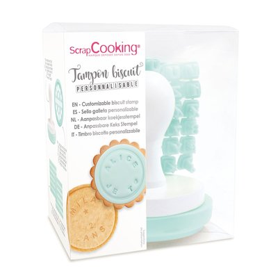 ScrapCooking Cookie Stamp with Customizable Pad