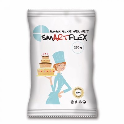 SmArtFlex Fondant Baby Blue Velvet Vanille 1kg