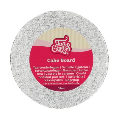 FunCakes Cake Board Rond Ø 15 cm Zilver