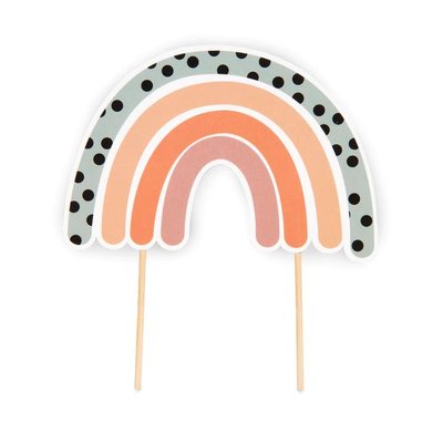 AH Neutral Rainbow Cake Topper