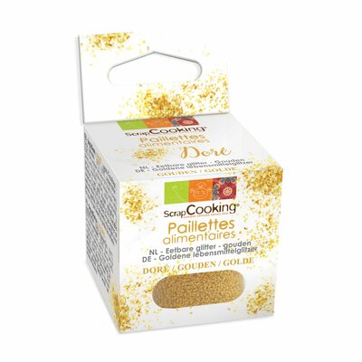 ScrapCooking Edible Glitters Gold 5g