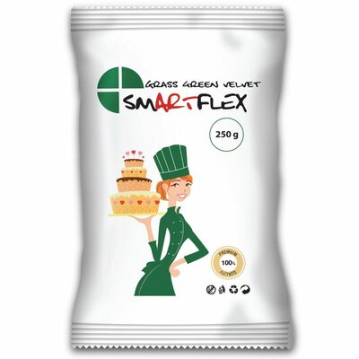 SmArtFlex Fondant Grass Green Velvet Vanille 250g