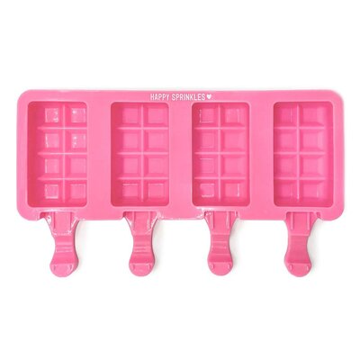 Happy Sprinkles Chocolate Bar Cakesicle Silicone Mold