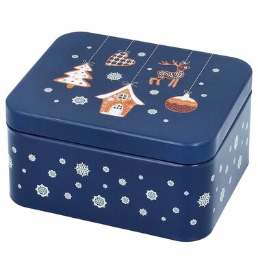 Birkmann Merry Christmas Metal  Tin Box Set/2