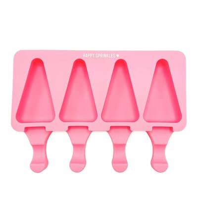 Happy Sprinkles Triangle Cakesicle Silicone Mold