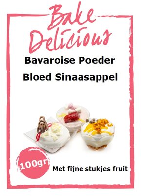 Bake Delicious Bavaroise Bloedsinaasappel met stukjes fruit 100g