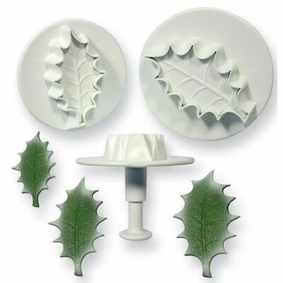 PME Holly leaf plunger cutter set/3 Large size