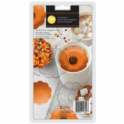 Wilton Candy Mold Choco Bomb Pompoen Set/2