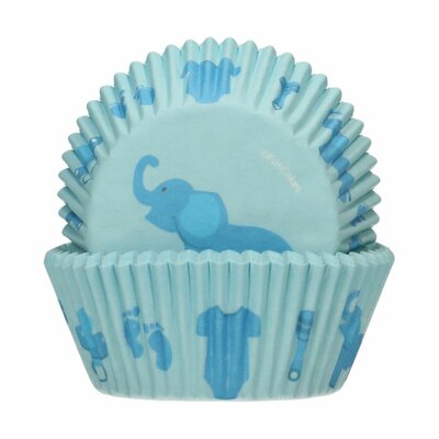 FunCakes Baking Cups Baby Blauw pk/48