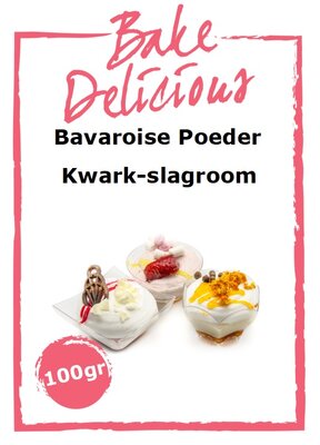 Bake Delicious Bavaroise Kwark-Slagroom 100g
