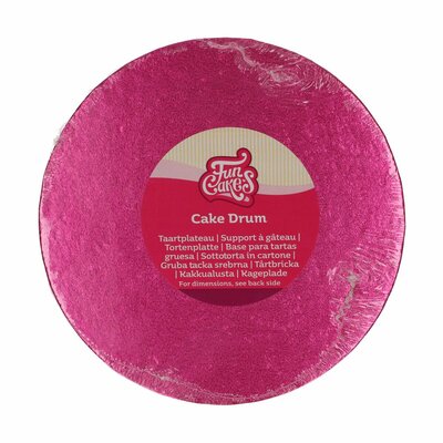 FunCakes Cake Drum Rond Ø 20 cm Cerise