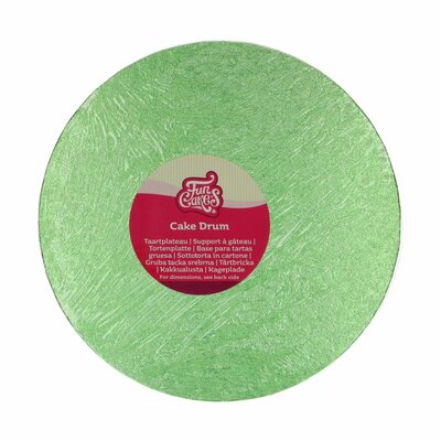 FunCakes Cake Drum Rond Ø 25 cm Licht Groen