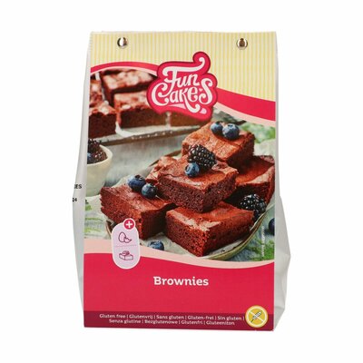 FunCakes Mix voor Brownies, Glutenvrij 500 g