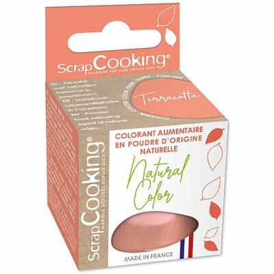 ScrapCooking Natural Food Colouring Powder Terracotta 10 g