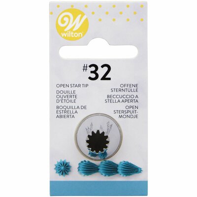 Wilton Decorating Tip #032 Open Star