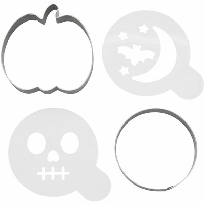 Wilton Uitsteker & Stencil Set Halloween Set/4