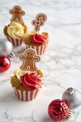 AH Gingerbread Swirl Cupcake Kit/28