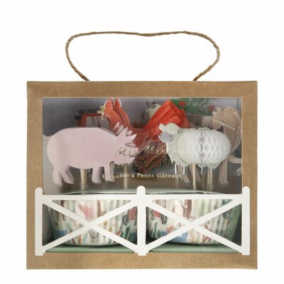 Meri Meri On The Farm Cupcake Kit/48