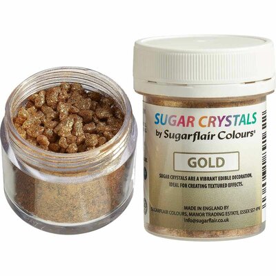 Sugarflair Suikerkristallen Goud 40 g