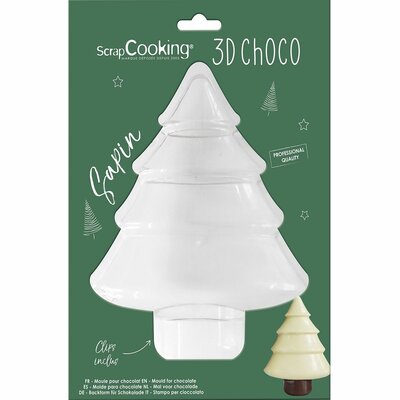 Scrapcooking kerstboom 3D mal choco