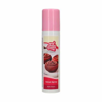 FunCakes Fluwelen Spray Donker Choco 100 ml