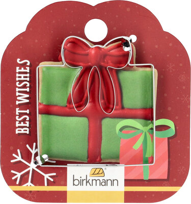 Birkmann Gift Cookie cutter 5,5cm on giftcard