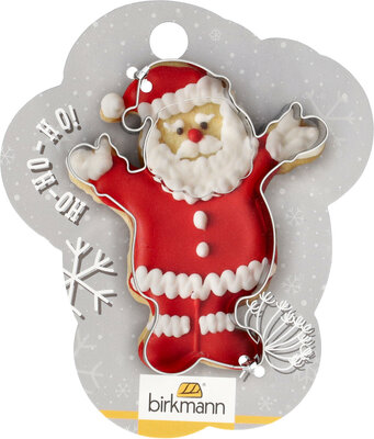 Birkmann Santa Claus Cookie Cutter 8cm on giftcard