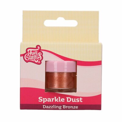 FunCakes Edible FunColours Sparkle Dust Dazzling Bronze