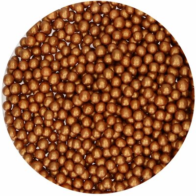 FunCakes Soft Pearls Brons Medium Goud 60 g