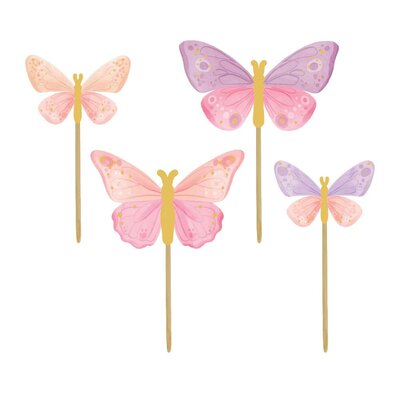 AH Butterfly Cupcake Toppers pk/12