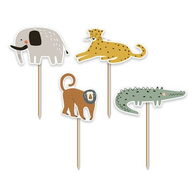 AH Safari Cupcake Toppers pk/12