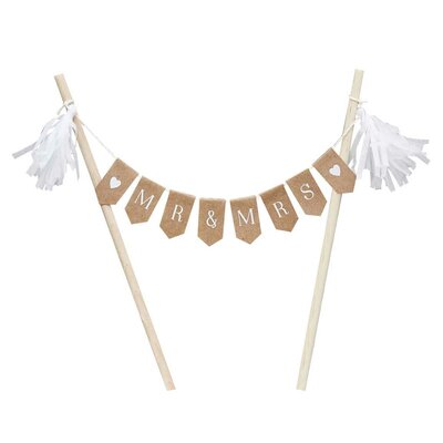 Ginger Ray Mr & Mrs Cake Bunting