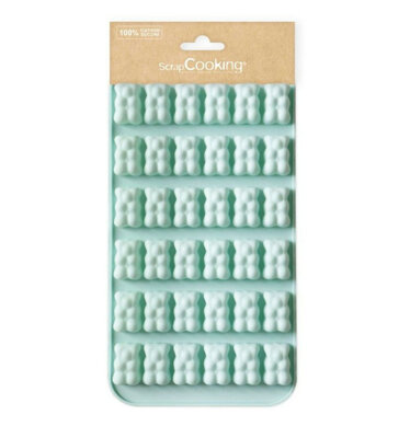 Scrapcooking Silicone Mal Snoepbeertjes 23,3 x 12,6 x 1,5 cm