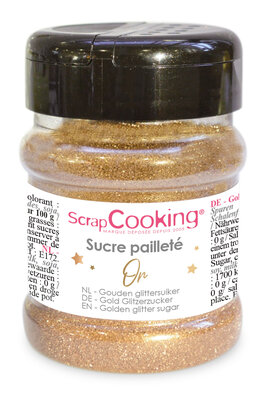 Scrapcooking Eetbare Glitter Suiker Gold 160g