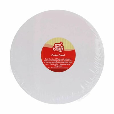 FunCakes Vetvrij Karton Rond 22 cm pk/5