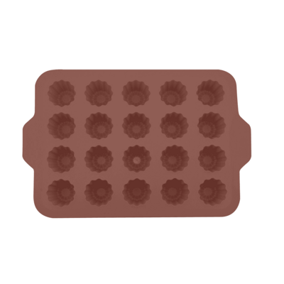 Point Virgule Cannelés Bakvorm Platinum Silicone Vintage Maroon 37x23x4cm
