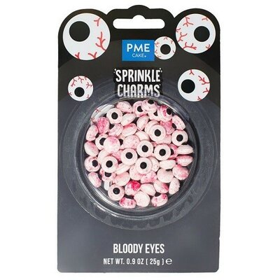 PME Halloween Charm Strooisels – Bloederige Ogen (25g)